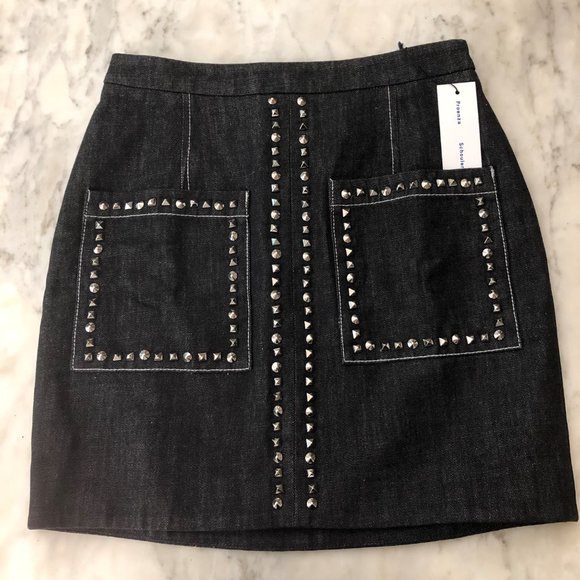 Proenza Schouler Studded Mini Skirt - Picture 4 of 6